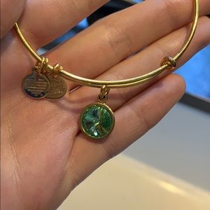 Alex and Ani August birthstone bracelet
